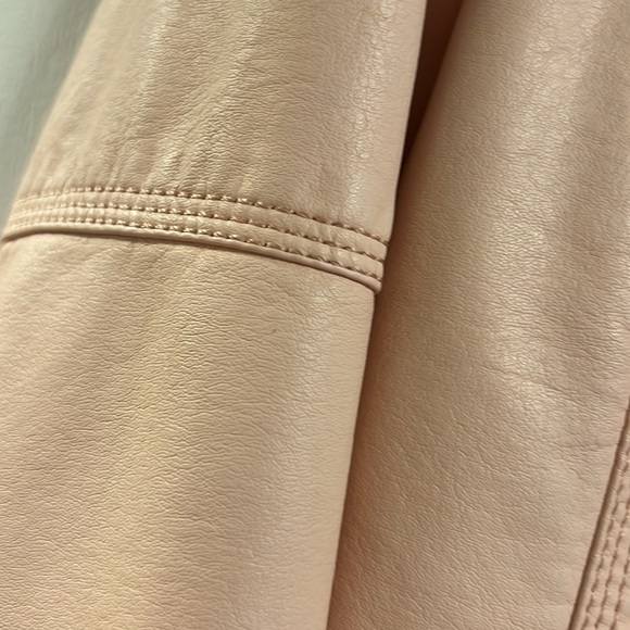 Pink Pleather Jacket - Picture 3 of 4